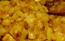 Tafting - Cooking golden onions