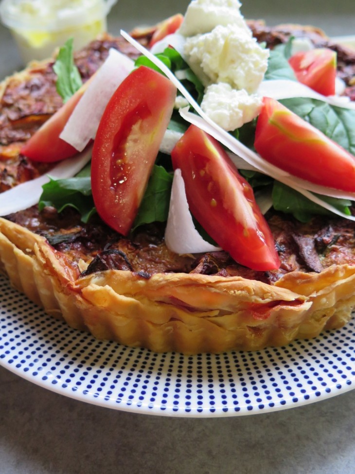 mixed vegetable quiche